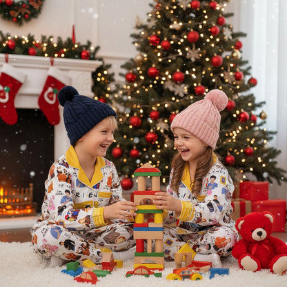 CozyPerks™ Vintage 90S Movie Friends Pajamas, Friends Movie Sleepwear For Family