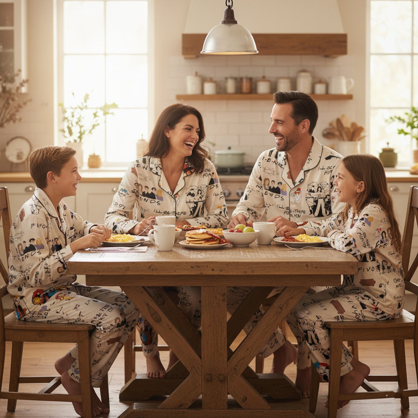 CozyPerks™ Friends Family Pajamas Set