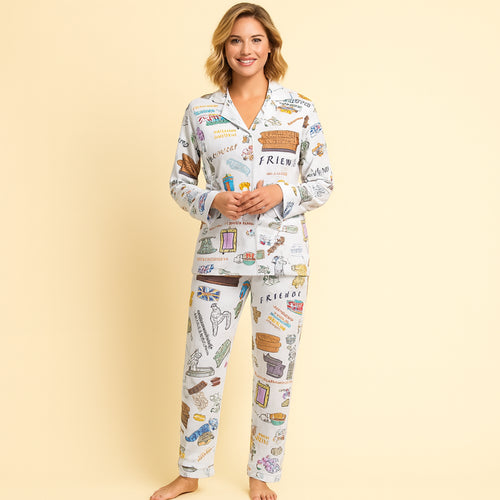 CozyPerks™ Friends Movie Pajamas Set Christmas for Family