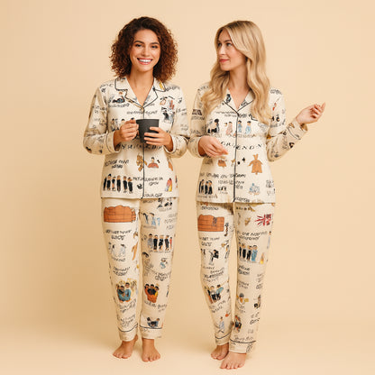 CozyPerks™ Friends Family Pajamas Set
